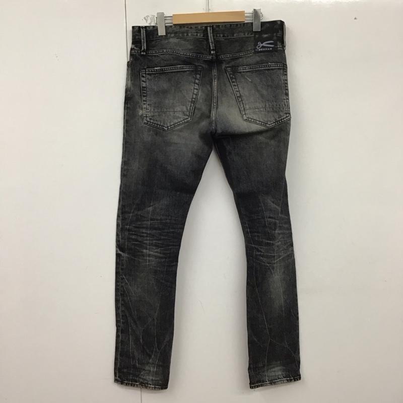 デンハム DENHAM パンツ デニム、ジーンズ デニムパンツ スリムパンツ カジュアルパンツ ストレッチパンツ 無地 黒 / ブラック / メンズ USED 古着 中古 10130042