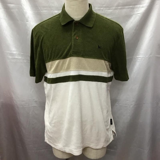 エディーバウアー Eddie Bauer ポロシャツ 半袖 半袖ポロシャツ カラーシャツ 半袖カットソー M ロゴ、文字 マルチカラー / マルチカラー /  メンズ USED 古着 中古 10113225