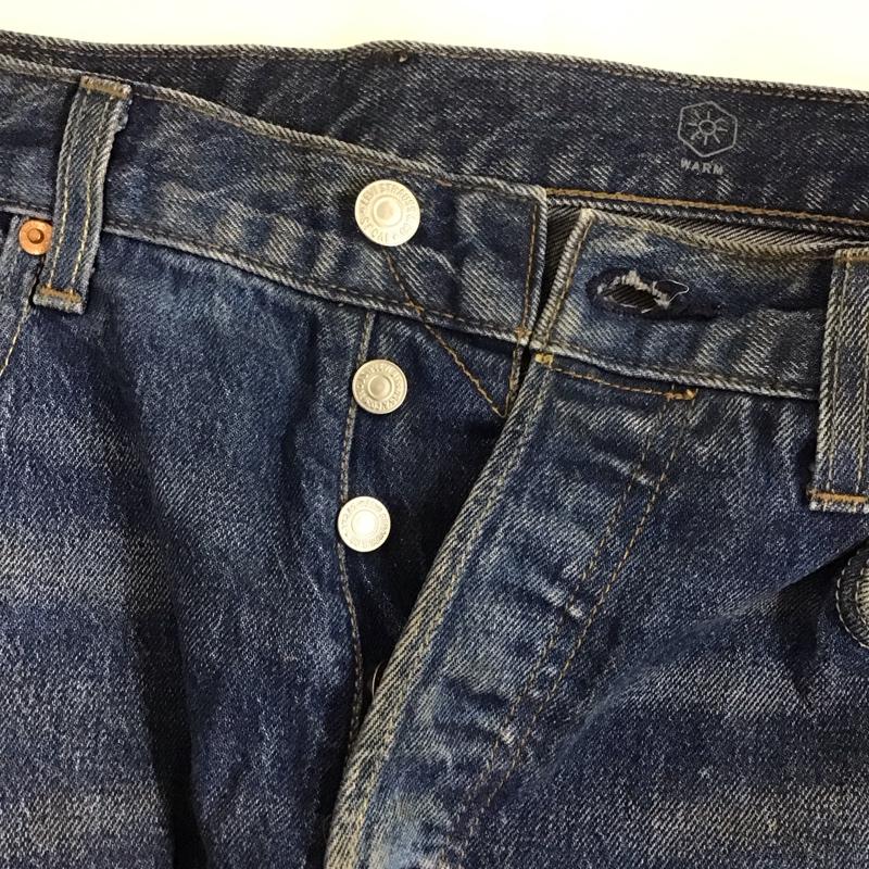 リーバイストラウスアンドコー Levi Strauss & co. パンツ デニム、ジーンズ デニムパンツ ストレートパンツ ワイドパンツ カジュアルパンツ 32インチ 無地 インディゴ / インディゴ /  メンズ USED 古着 中古 10124723