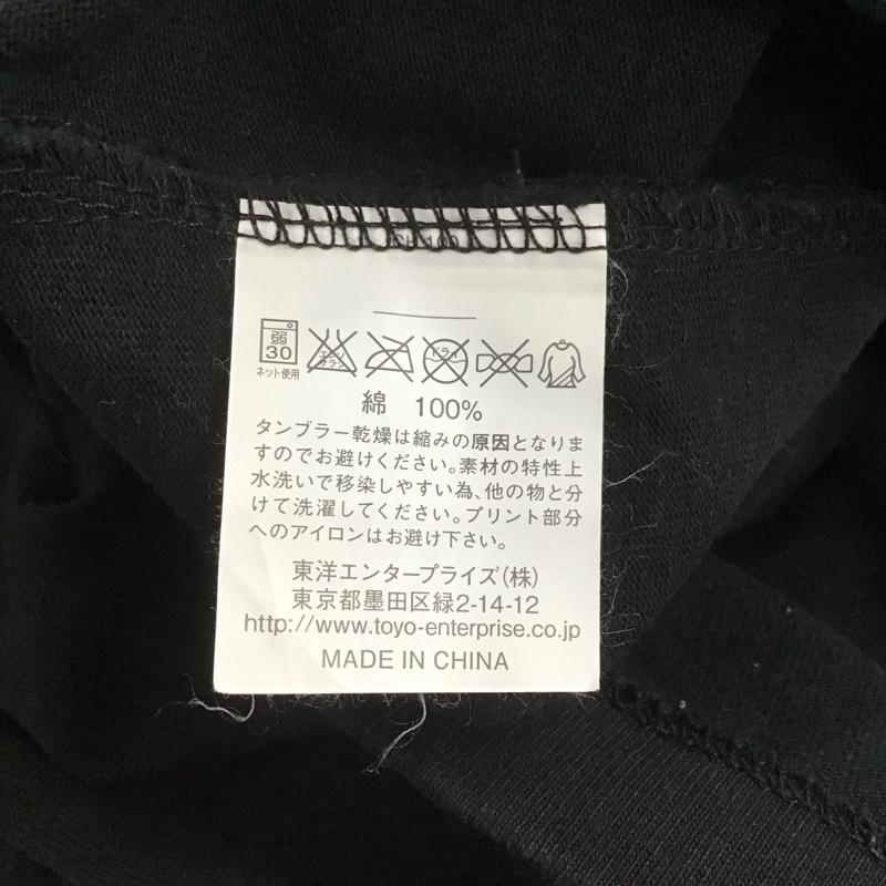 チェスウィック CHESWICK カットソー 七分袖 七分丈カットソー クルーネックカットソー プリントTシャツ M プリント 黒 / ブラック / メンズ USED 古着 中古 10106965