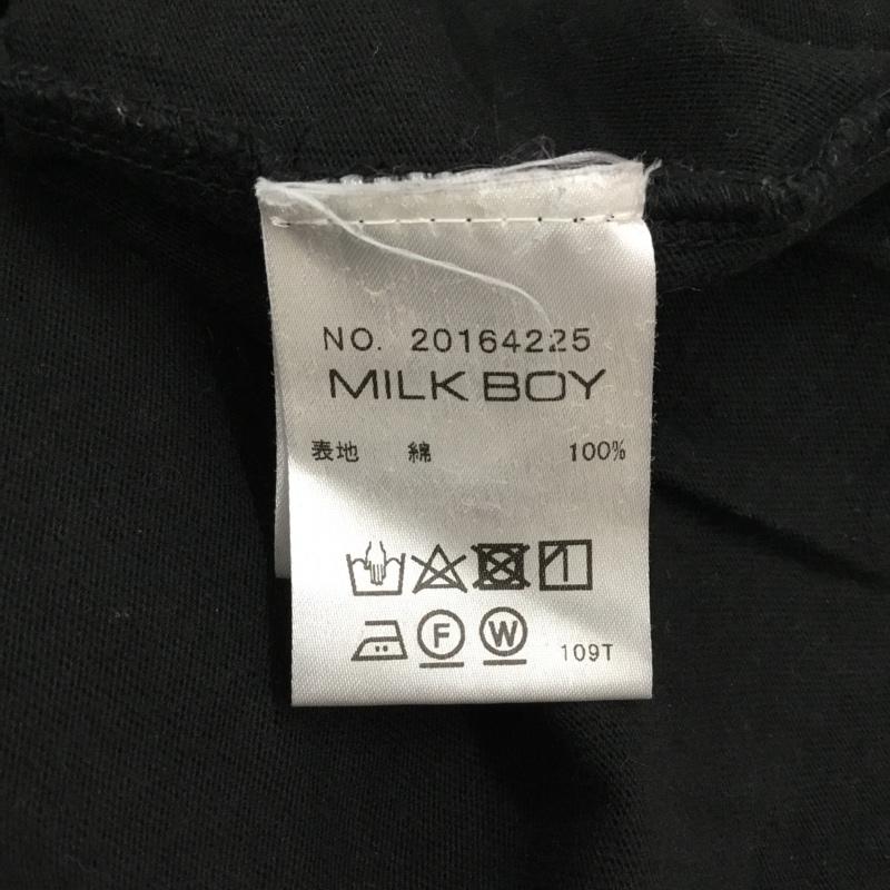 ミルクボーイ MILKBOY Tシャツ 半袖 E.T. RIDEMONSTER プリント 黒 / ブラック / メンズ USED 古着 中古 10111910