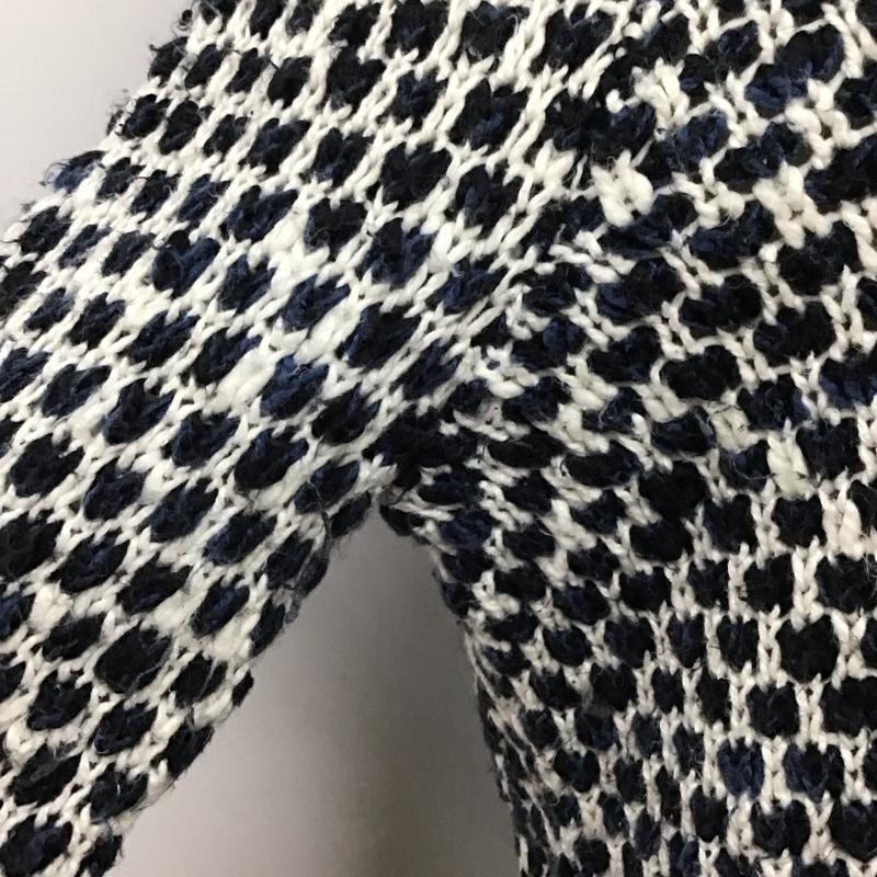 アバクロンビーアンドフィッチ ABERCROMBIE&FITCH ニット、セーター 長袖 クロップド丈 M  黒 / ブラック / X 白 / ホワイト / X 緑 / グリーン /  レディース USED 古着 中古 10116736