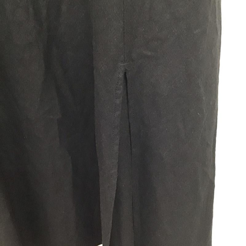 ローリーズファーム LOWRYS FARM スカート ロングスカート アサコンスリットフレアSK M 無地 黒 / ブラック / レディース USED 古着 中古 10137831