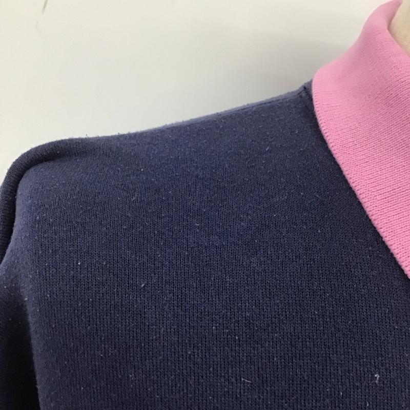 ヘインズ HANES トレーナー 長袖 長袖トレーナー スウェット カラーネック リブスウェットカットソー 古着 XL プリント 紺 / ネイビー / メンズ USED 古着 中古 10108626