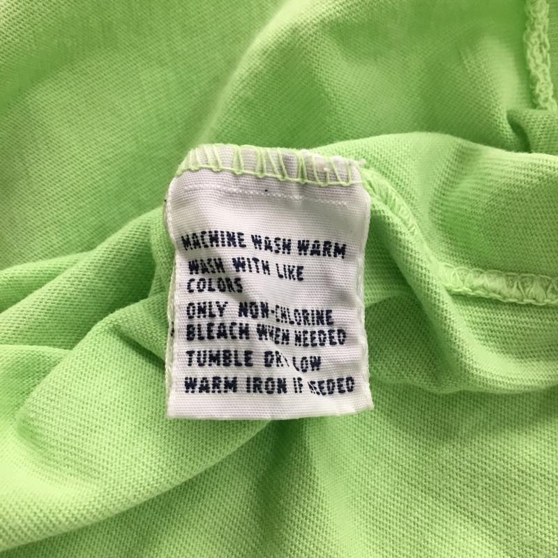 ポロバイラルフローレン Polo by RALPH LAUREN Tシャツ 半袖 半袖カットソー プリントTシャツ クルーネックカットソー L ロゴ、文字 緑 / グリーン /  メンズ USED 古着 中古 10109975