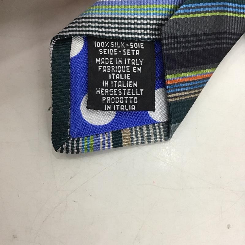 ポールスミス Paul Smith ネクタイ ネクタイ シルク ストライプ マルチカラー / マルチカラー / メンズ USED 古着 中古 10135317