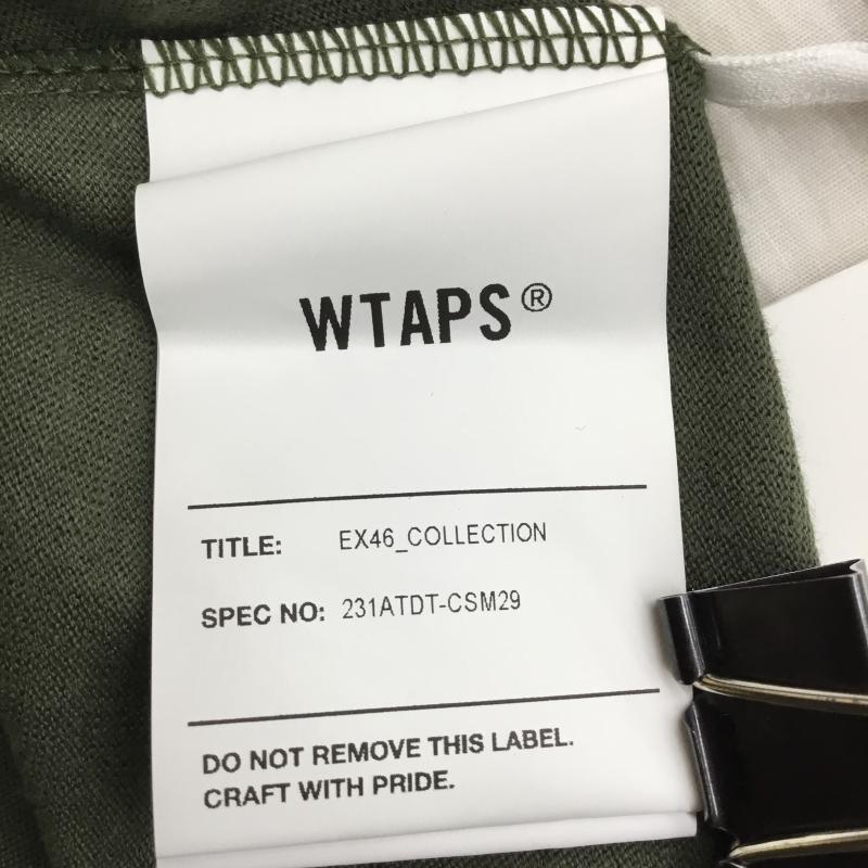 ダブルタップス WTAPS Tシャツ 半袖 231ATDT-CSM29 23SS XL ロゴ、文字 緑 / グリーン / メンズ USED 古着 中古 10134378