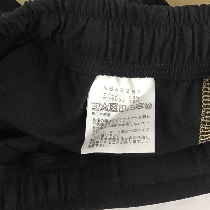ザノースフェイス THE NORTH FACE パンツ ショートパンツ nb42287 ランニングショートハーフパンツ フレキシブルショーツハーフパンツ S ロゴ、文字 黒 / ブラック / X ベージュ / ベージュ / メンズ USED 古着 中古 10112180