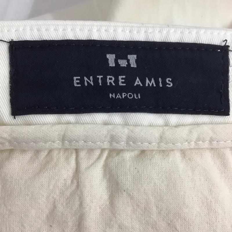 アントレ アミ ENTRE AMIS パンツ チノパン チノパン スリムパンツ カジュアルパンツ 31インチ 無地 白 / ホワイト /  メンズ USED 古着 中古 10126391