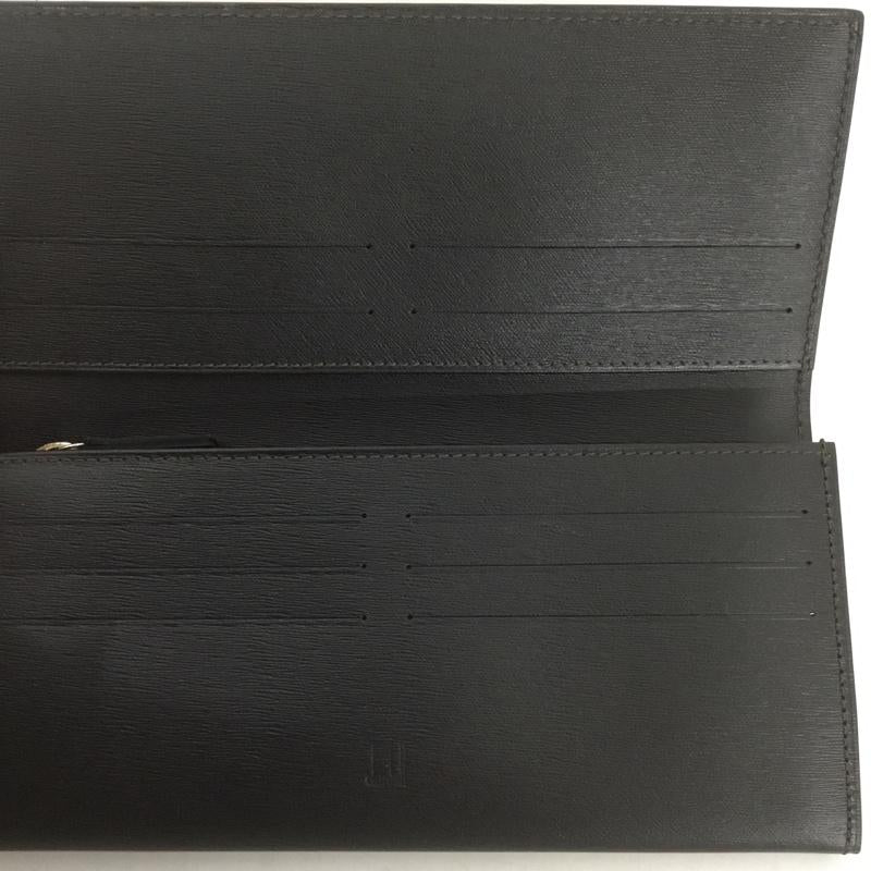 ダンヒル DUNHILL 財布 長財布 SIDECAR FP1010E 箱有 ワンポイント ダークブラウン / ダークブラウン / メンズ USED 古着 中古 10126457