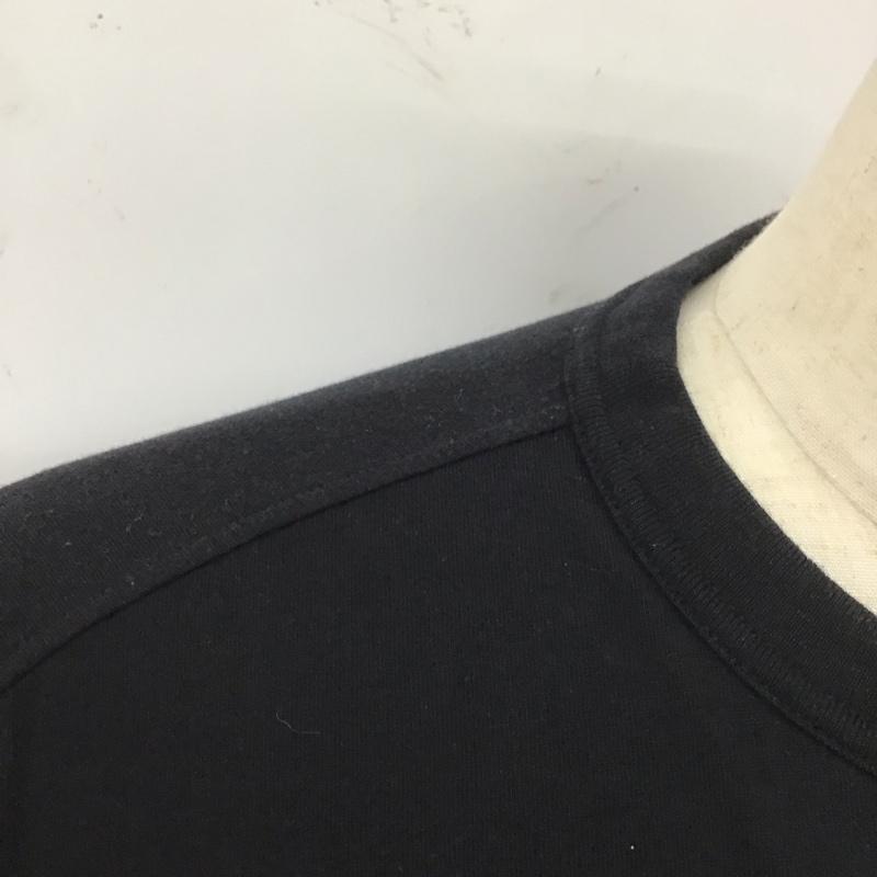 チャンピオン Champion Tシャツ 半袖 c3-p302 ベーシックTシャツ ロゴ プリントTシャツ 半袖カットソー L ロゴ、文字 黒 / ブラック /  メンズ USED 古着 中古 10112999