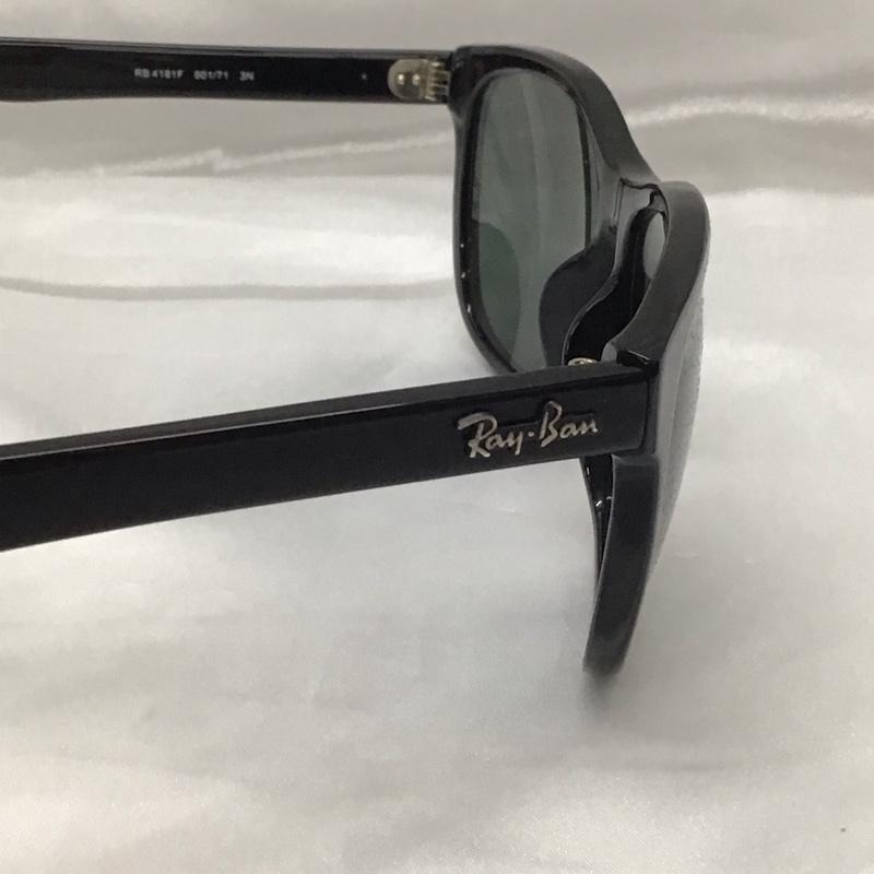 レイバン Ray-Ban めがね・サングラス サングラス RB4181F ウェリントン ロゴ、文字 黒 / ブラック / メンズ USED 古着 中古 10116452