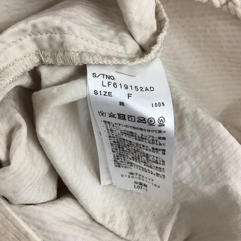 ローリーズファーム LOWRYS FARM シャツ、ブラウス 長袖 lf619152ad コーデュロイcpoシャツ 長袖コーデュロイシャツ カジュアルシャツ FREE 無地 アイボリー / アイボリー / レディース USED 古着 中古 10109207