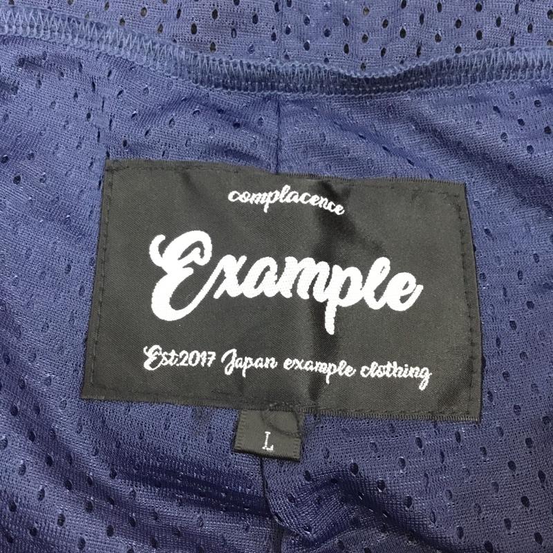 イグザンプル EXAMPLE パンツ ショートパンツ ハーフパンツ ショートパンツ カジュアルパンツ スポーツウェア L 無地 紺 / ネイビー / メンズ USED 古着 中古 10109330