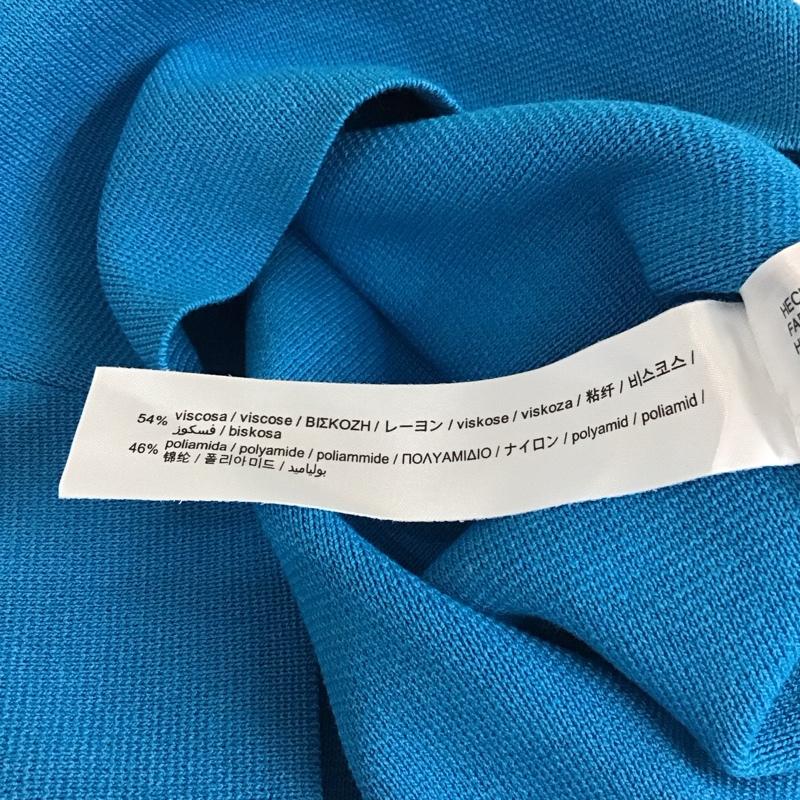 ザラ ZARA タンクトップ タンクトップ 1750 002 400 クロップド丈 ホルターネック S 無地 青 / ブルー / レディース USED 古着 中古 10118801