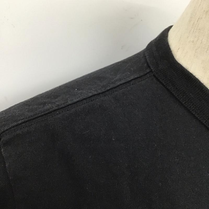 チェスウィック CHESWICK カットソー 七分袖 七分丈カットソー クルーネックカットソー プリントTシャツ M プリント 黒 / ブラック / メンズ USED 古着 中古 10106965