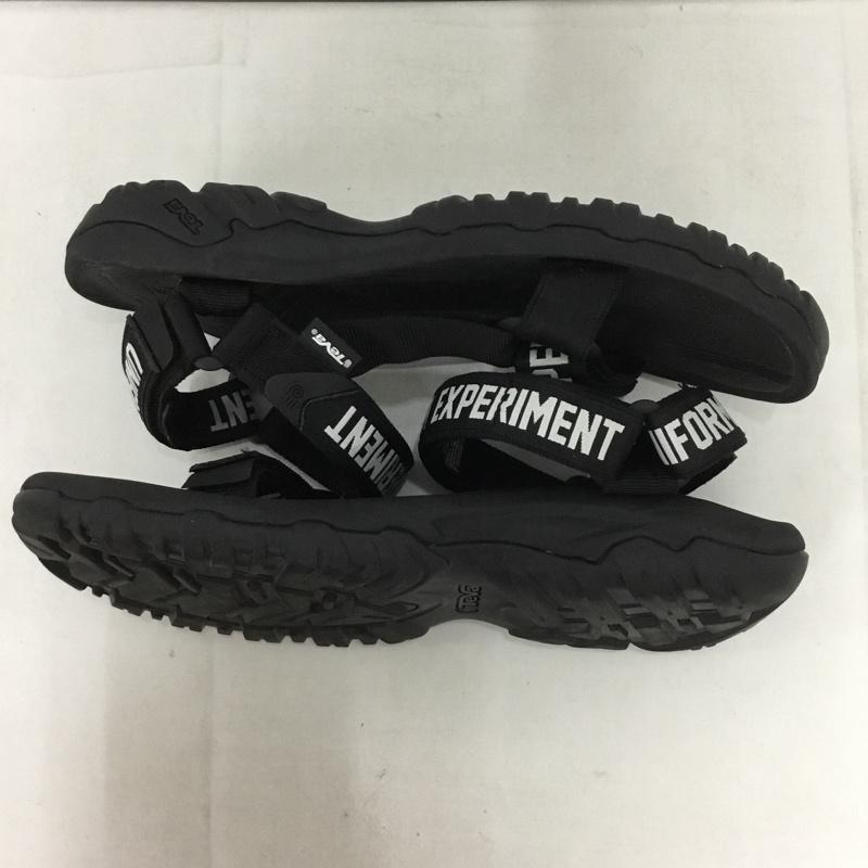 テバ Teva サンダル サンダル 1016721 uniform experiment スポーツサンダル スポサン 28cm 28.0cm ロゴ、文字 黒 / ブラック / メンズ USED 古着 中古 10133539