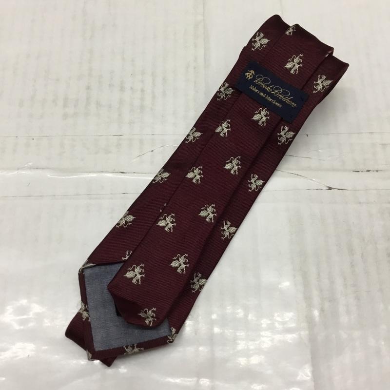 ブルックスブラザーズ BROOKS BROTHERS ネクタイ ネクタイ シルク 総柄 ボルドー / ボルドー / メンズ USED 古着 中古 10113599