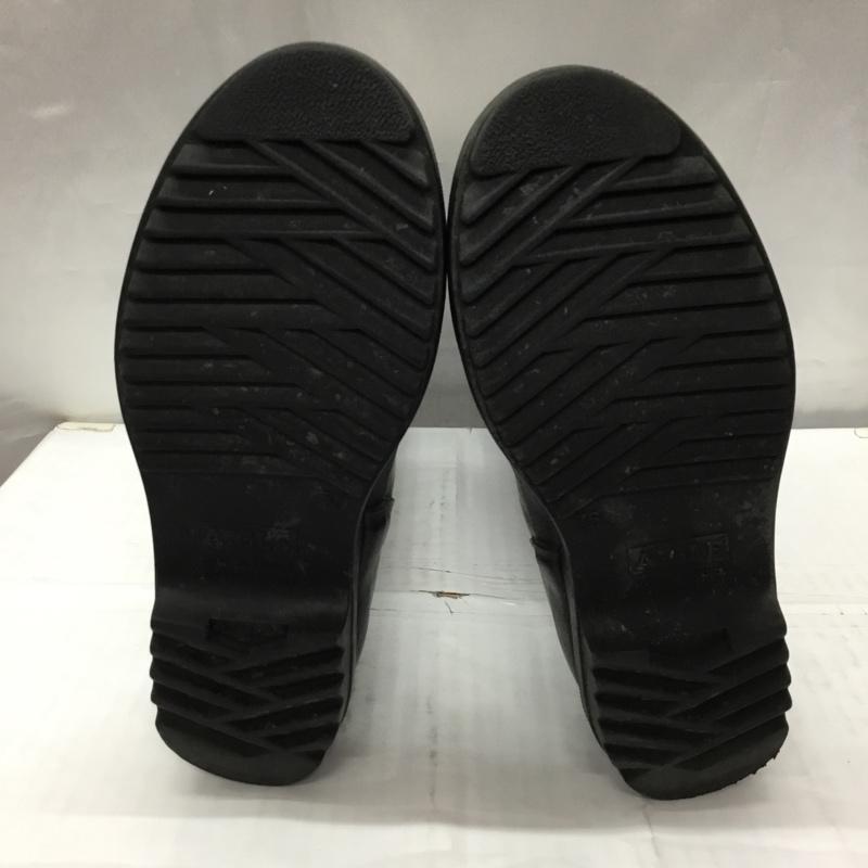 エーグル AIGLE 長靴、レインシューズ 長靴、レインシューズ 101032 レインブーツ 35 ロゴ、文字 黒 / ブラック / レディース USED 古着 中古 10106522