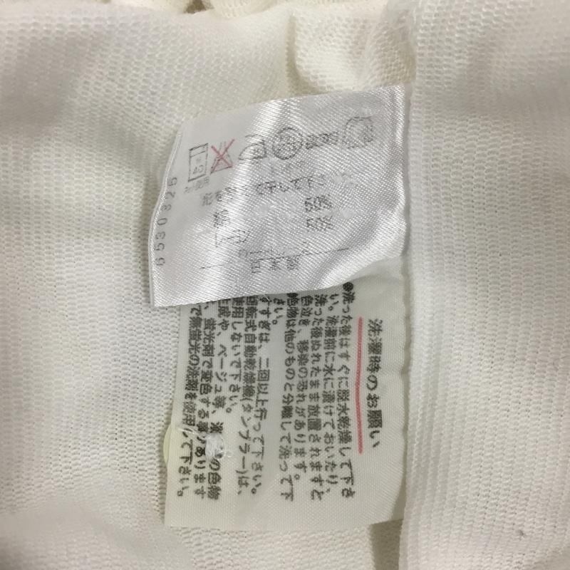 ダックス DAKS ポロシャツ 半袖 ゴルフウェア L 刺繍 白 / ホワイト / メンズ USED 古着 中古 10117807