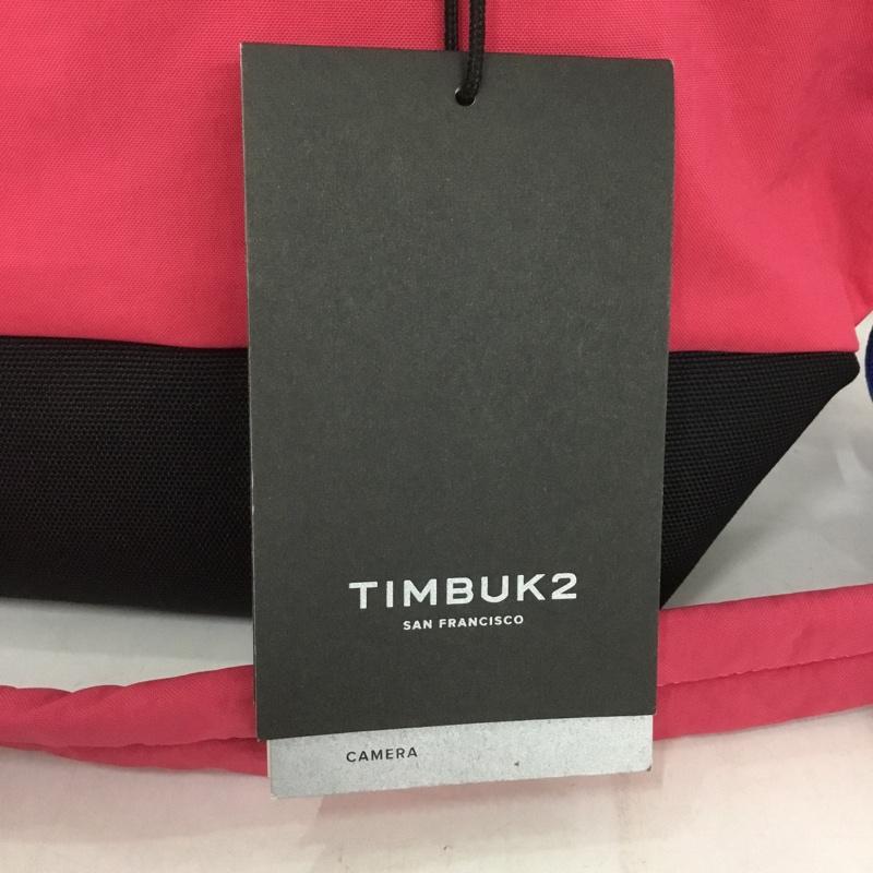ティンバックツー TIMBUK2 ショルダーバッグ ショルダーバッグ カメラバッグ ミラーレスカメラ タグ付き ロゴ、文字 桃 / ピンク / X 黒 / ブラック / メンズ USED 古着 中古 10132873