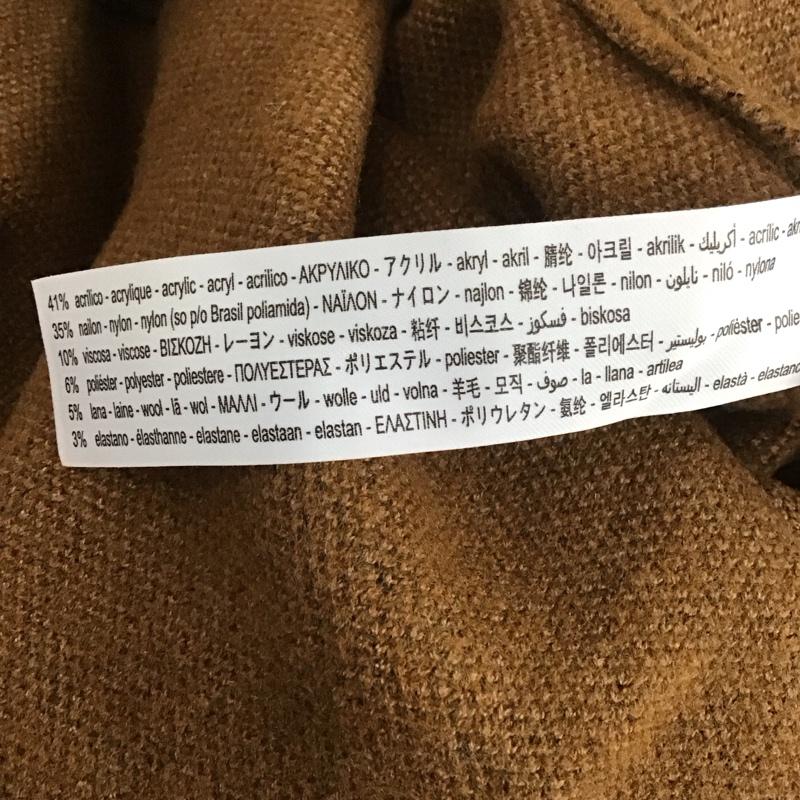 ザラ ZARA ニット、セーター 長袖 9598 152 700 タートルネック M 無地 茶 / ブラウン /  レディース USED 古着 中古 10112031