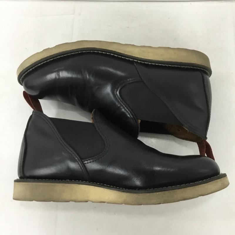 レッドウィング RED WING ブーツ ブーティ 8142 ROMEO ポストマン ロメオ US8.5E 箱有 US:8.5 無地 黒 / ブラック / メンズ USED 古着 中古 10133913