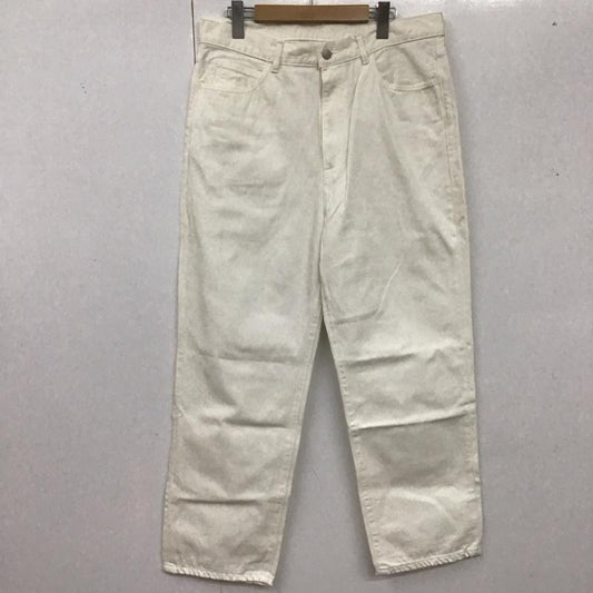 スティーブンアラン Steven Alan パンツ デニム、ジーンズ デニムパンツ ワイドパンツ カジュアルパンツ ストレッチパンツ L 無地 白 / ホワイト /  メンズ USED 古着 中古 10125335