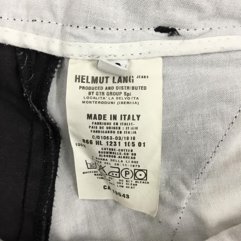 ヘルムートラング HELMUT LANG パンツ ショートパンツ ショートパンツ ハーフパンツ カジュアルパンツ 46 無地 黒 / ブラック / メンズ USED 古着 中古 10113366