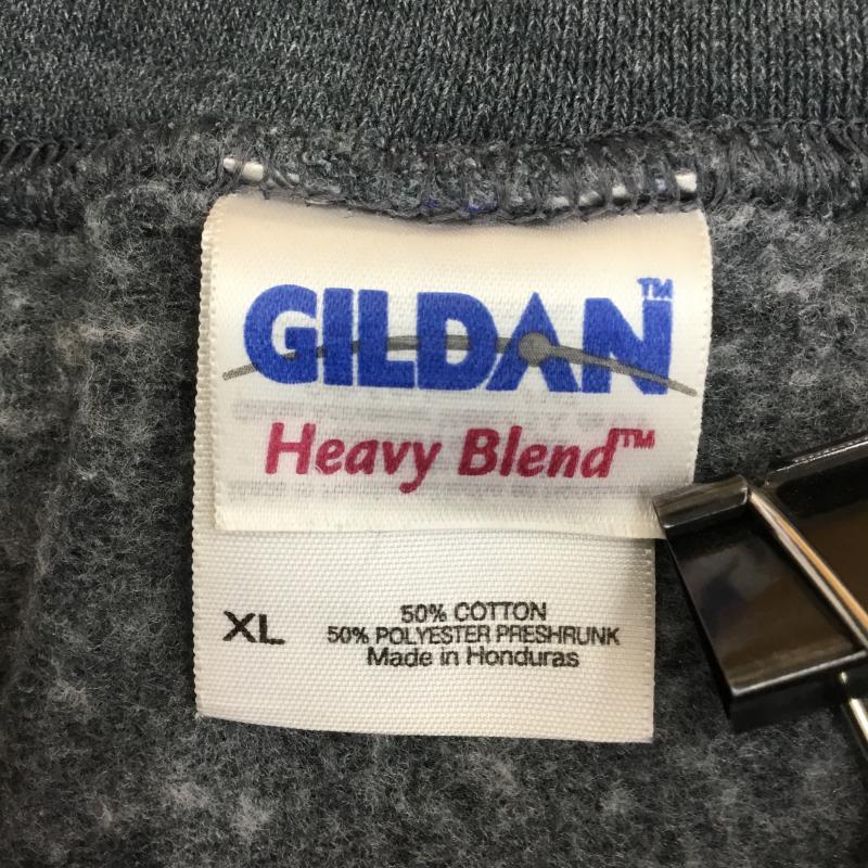 ギルダン GILDAN トレーナー 長袖 ACADIA アカディア XL ロゴ、文字 灰 / グレー / メンズ USED 古着 中古 10136211