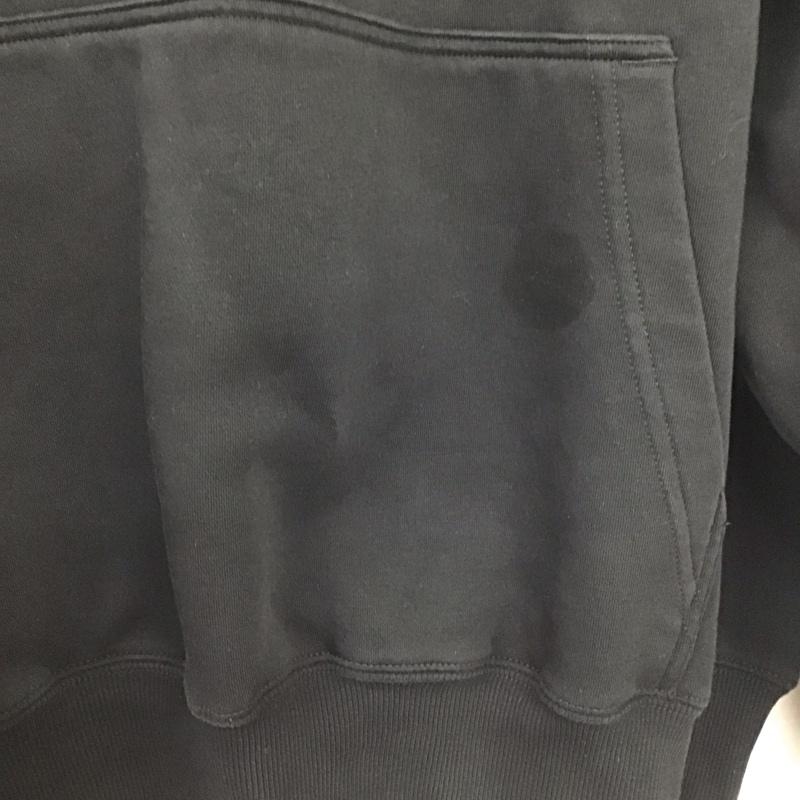 ヘンネスアンドモーリッツ H&M パーカー 長袖 長袖パーカー プルオーバーパーカー スウェット XL プリント 黒 / ブラック / メンズ USED 古着 中古 10137632
