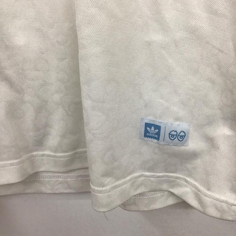 アディダス adidas Tシャツ 半袖 cw3372 MarkGonzale KROOKEDJERSEY 半袖カットソー スポーツウェア S ロゴ、文字 白 / ホワイト / メンズ USED 古着 中古 10128637