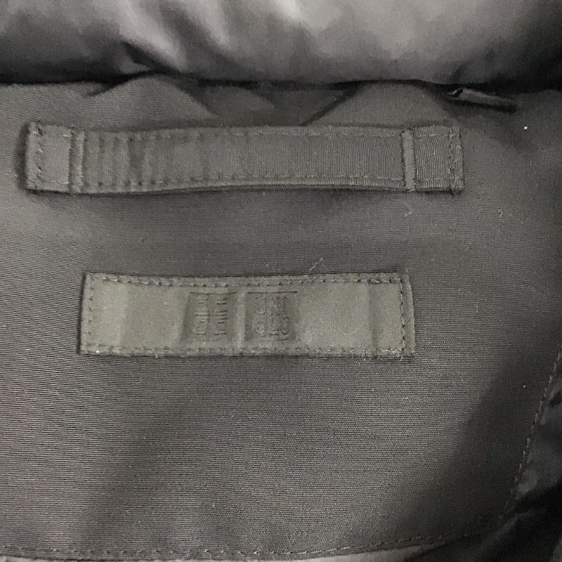 ユニクロ UNIQLO コート ダウンコート 312-429293 ウルトラウォームダウンコート M 無地 黒 / ブラック / メンズ USED 古着 中古 10110521