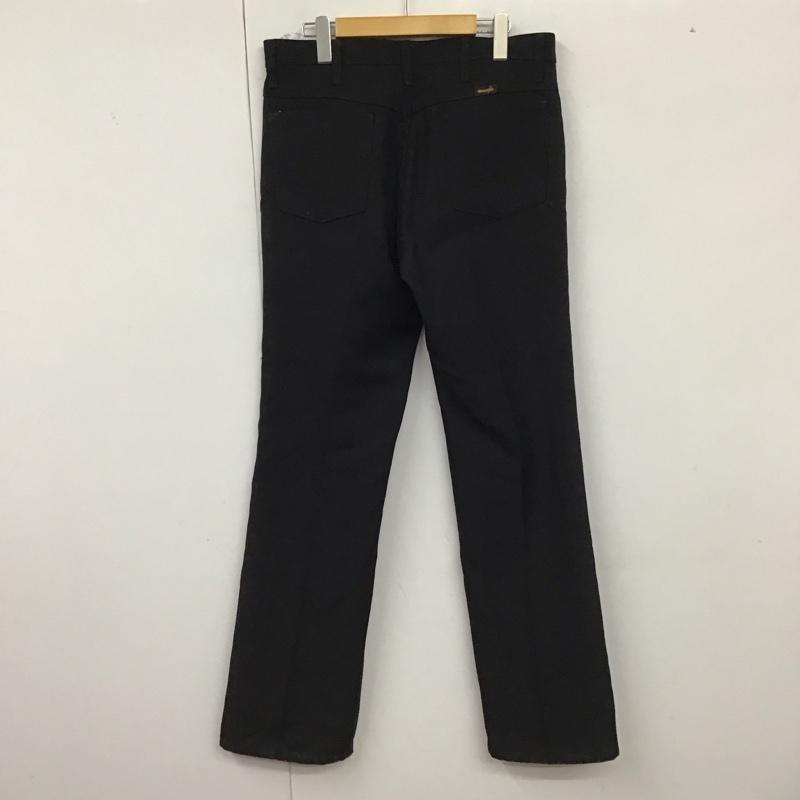 ラングラー Wrangler ボトムス ボトムス ランチャードレス 34 無地 黒 / ブラック / メンズ USED 古着 中古 10129924