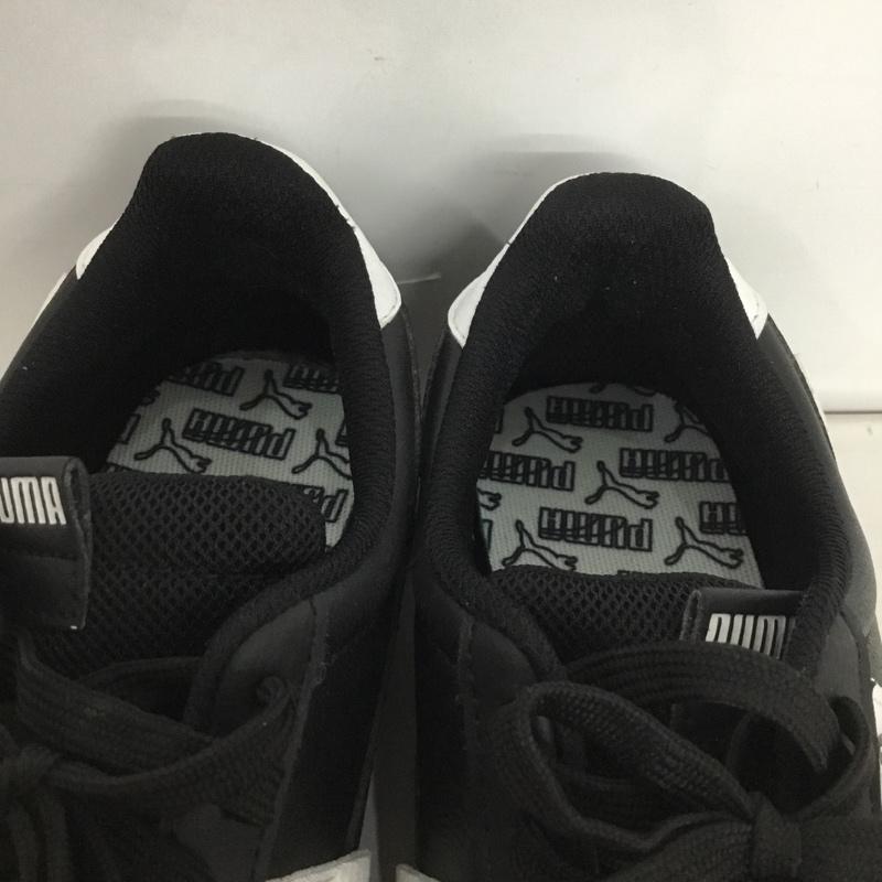 プーマ PUMA スニーカー スニーカー 374763-02 フューチャー ライダー コントラスト UK3.5 US:4.5 ロゴ、文字 黒 / ブラック / X 白 / ホワイト / レディース USED 古着 中古 10150247