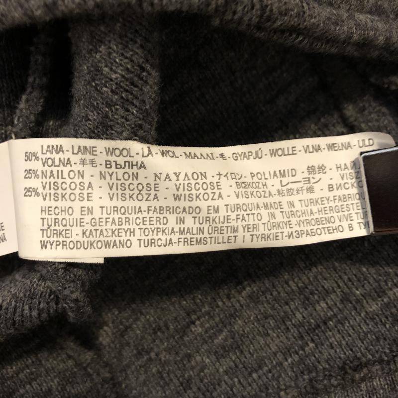 ザラ ZARA ジャケット、上着 ジャケット、ブレザー ニットジャケット M 無地 灰 / グレー / レディース USED 古着 中古 10012945