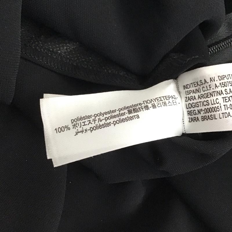 ザラ ZARA スカート ロングスカート ロングスカート フレアスカート カジュアルスカート XL 無地 黒 / ブラック / レディース USED 古着 中古 10135432