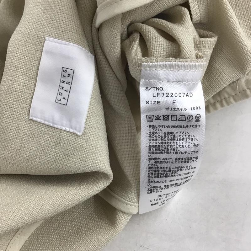 ローリーズファーム LOWRYS FARM セットアップ セットアップ 無地 オフホワイト / オフホワイト / レディース USED 古着 中古 10139741