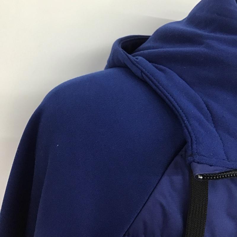 ナイキ NIKE パーカー 長袖 cj5170-492 ジップアップジャケット パーカー S ロゴ、文字 青 / ブルー / メンズ USED 古着 中古 10126789