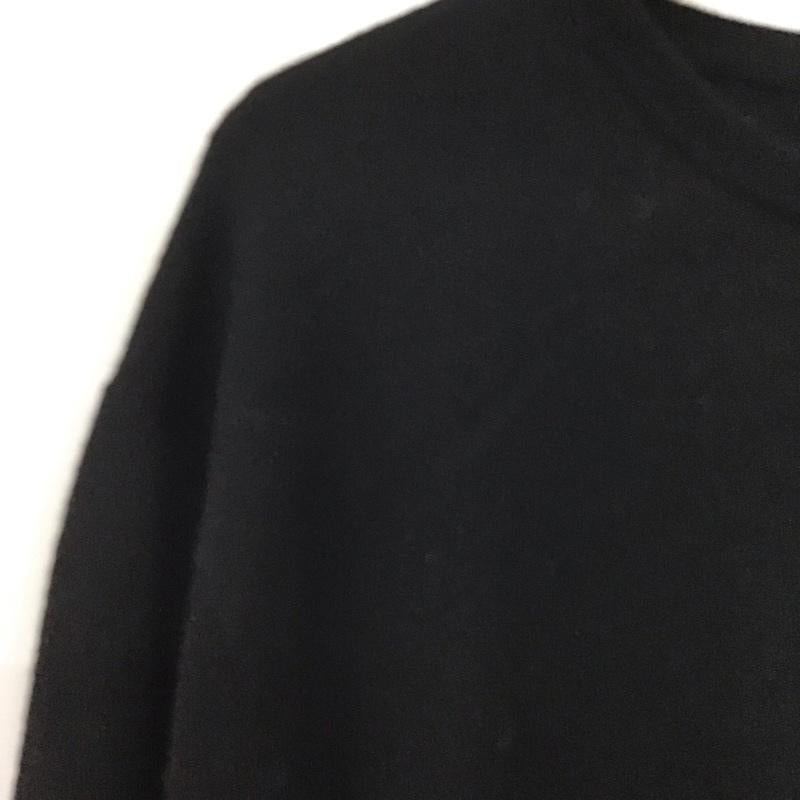 ポロラルフローレン POLO RALPH LAUREN ニット、セーター 長袖 長袖ニットカットソー クルーネック セーター L 無地 黒 / ブラック / メンズ USED 古着 中古 10137972