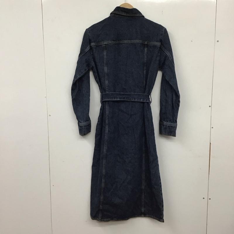 ザラ ZARA ワンピース ロングスカート デニム M 無地 インディゴ / インディゴ / レディース USED 古着 中古 10137447
