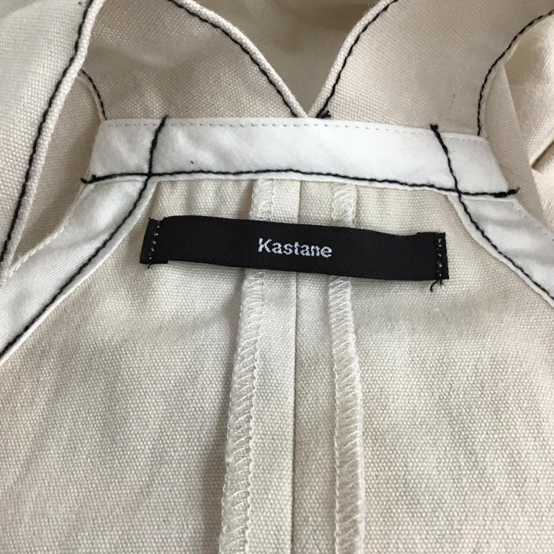 カスタネ Kastane ジャンパースカート ジャンパースカート ka18a0090040110 FREE 無地 白 / ホワイト / レディース USED 古着 中古 10121398