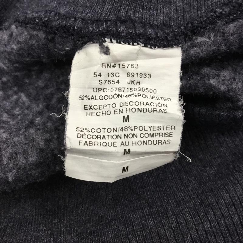 チャンピオン Campion トレーナー 長袖 長袖スウェット 長袖トレーナー リブカットソー 長袖カットソー 刺繍トレーナー M 無地 紺 / ネイビー / メンズ USED 古着 中古 10106458