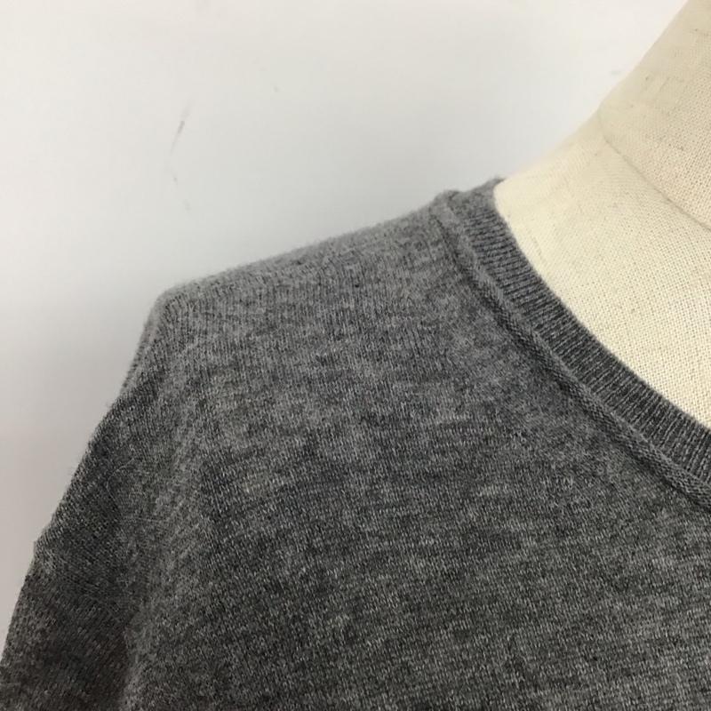 イエナ IENA カットソー 長袖 23-080-900-2910-4-0 コットンニット ヘンリーネック 無地 灰 / グレー /  レディース USED 古着 中古 10114245