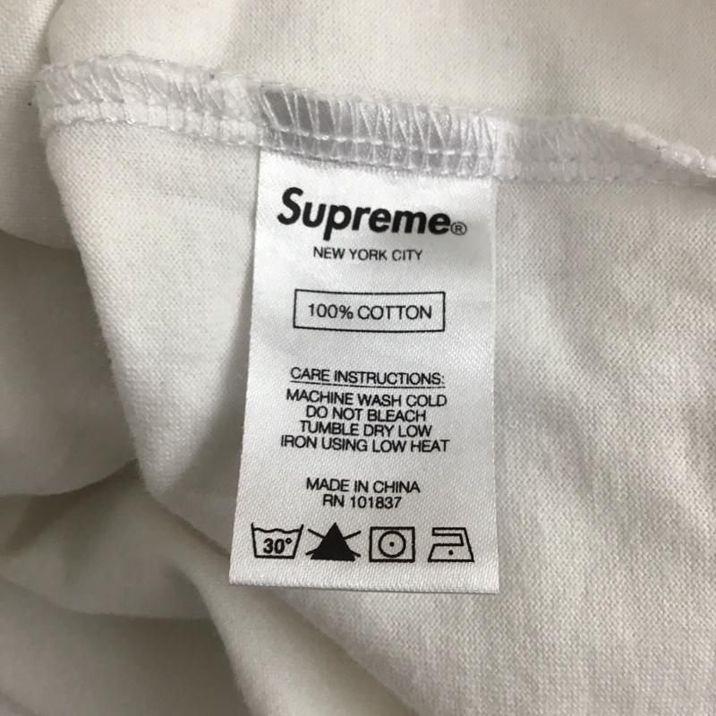 シュプリーム Supreme Tシャツ 半袖 SS24 スモールボックスロゴTシャツ 半袖カットソー クルーネックカットソー L ロゴ、文字 白 / ホワイト / メンズ USED 古着 中古 10119458