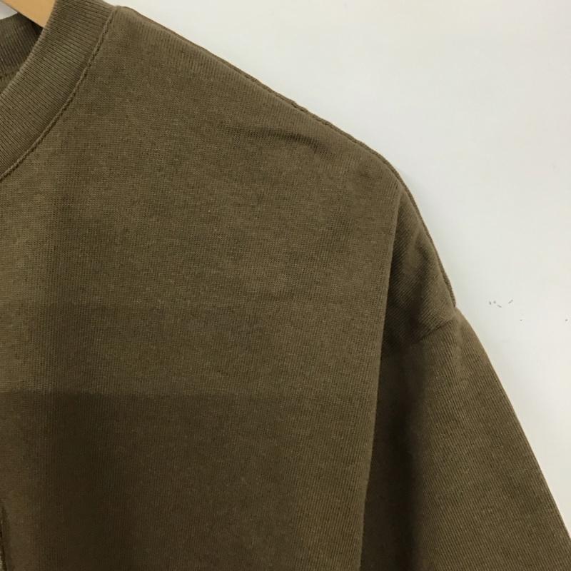 ラファイエット Lafayette Tシャツ 半袖 半袖カットソー プリントTシャツ クルーネックカットソー L ロゴ、文字 茶 / ブラウン / メンズ USED 古着 中古 10138158