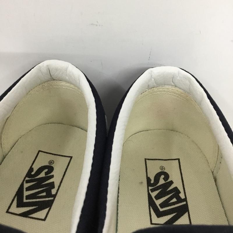 バンズ VANS スリッポン スリッポン 721356 スニーカー チェッカー柄 26.5cm 26.5cm チェック 白 / ホワイト / X 紺 / ネイビー / メンズ USED 古着 中古 10144320