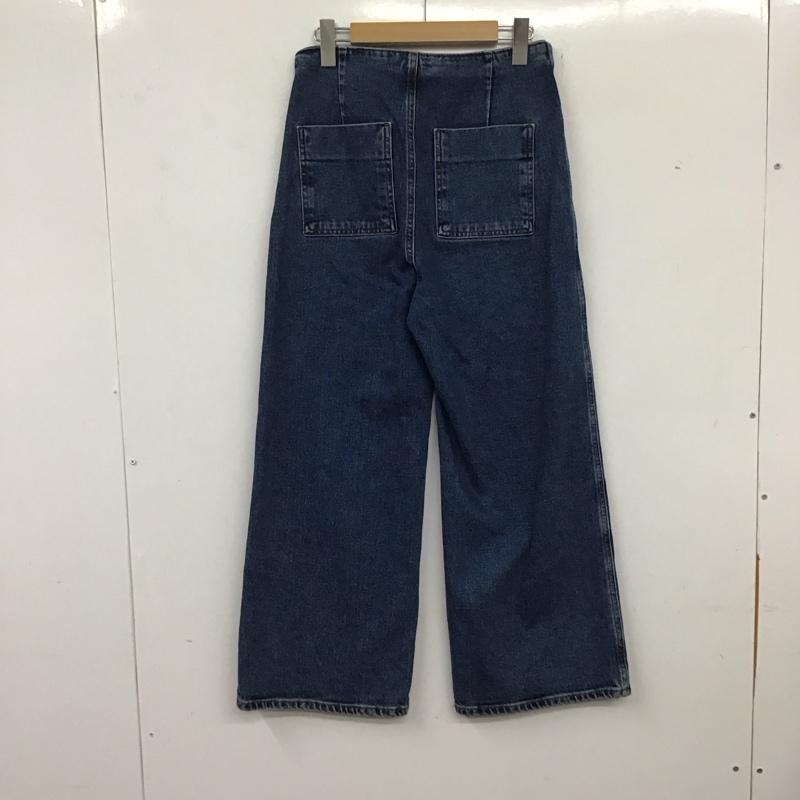 ザラ ZARA パンツ デニム、ジーンズ 36 無地 インディゴ / インディゴ / レディース USED 古着 中古 10136937