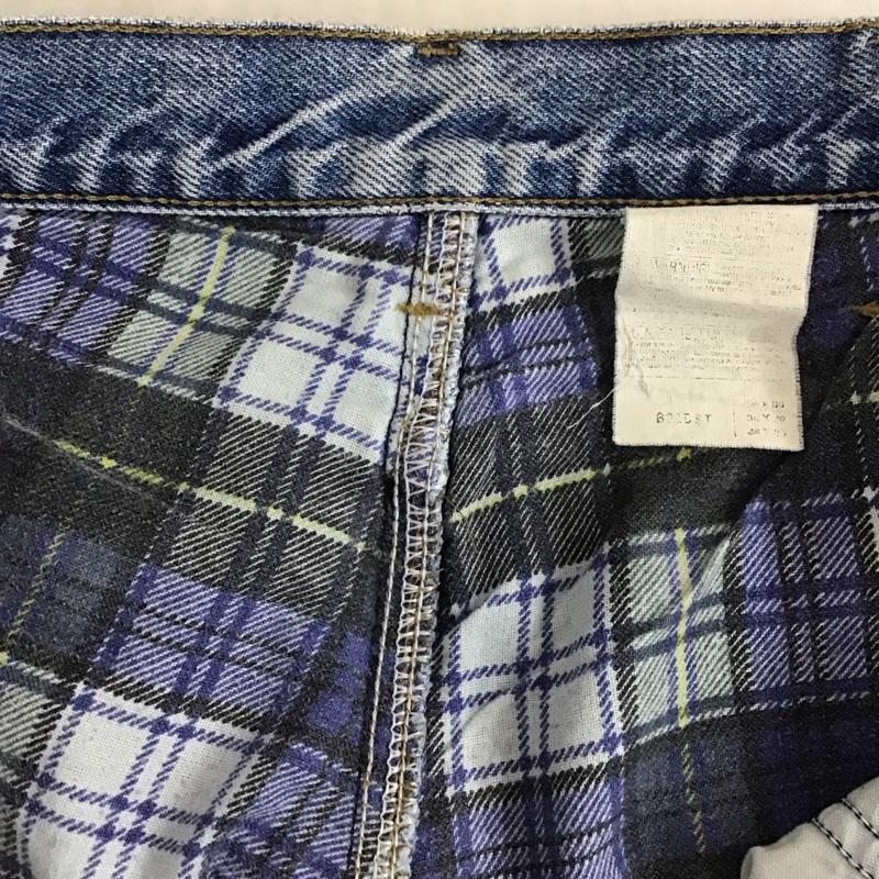 カーハート Carhartt パンツ デニム、ジーンズ テーパード 無地 青 / ブルー /  メンズ USED 古着 中古 10121381