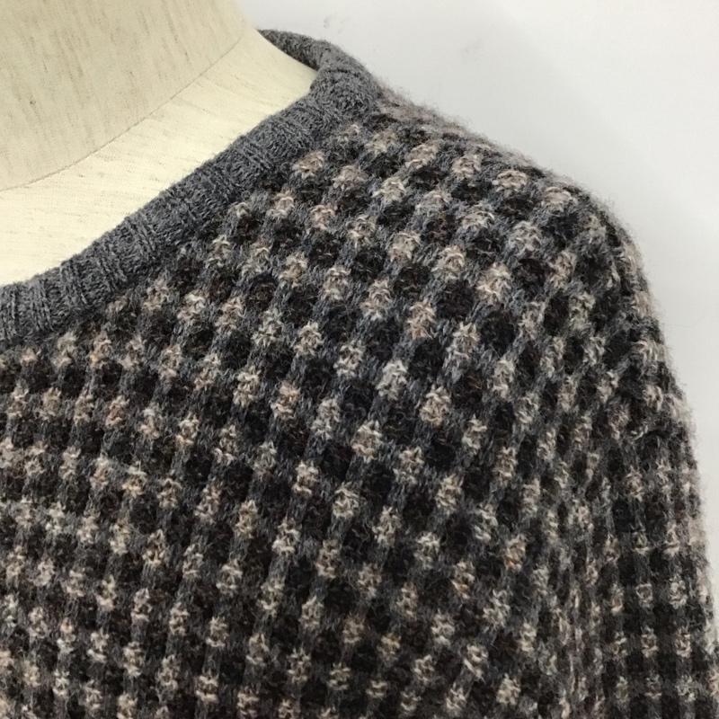 古着 USED ニット、セーター 長袖 長袖ニットカットソー ニット セーター クルーネックニット L 総柄 マルチカラー / マルチカラー / メンズ USED 古着 中古 10110348